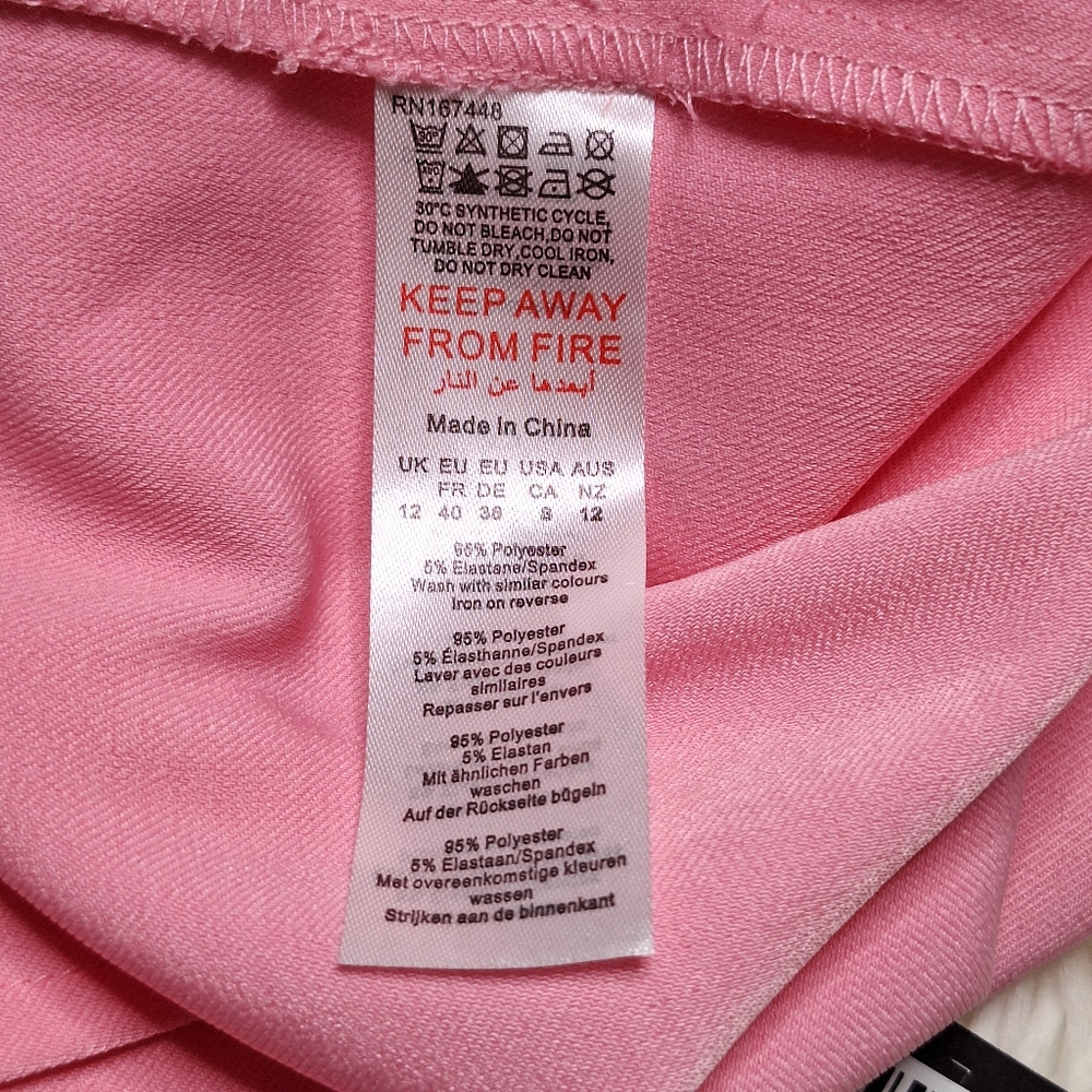 NEW Pretty Little Thing Tall Baby Pink Tailored Shorts - Picture 8 of 11